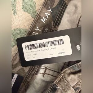 Noisy May Camo Men's Jeans by Silving Icing